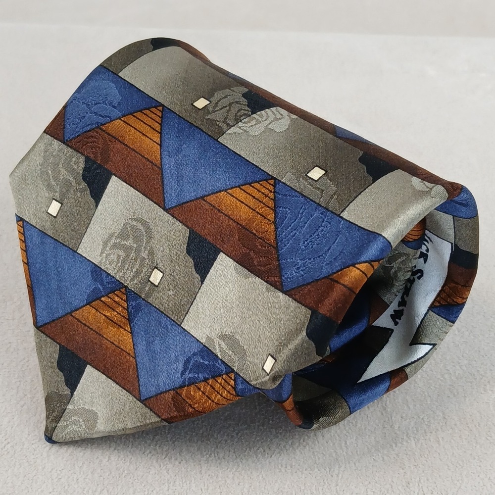 Grateful Dead Jack Straw 3.75x57 Mens Tie Silk Woven Geometric